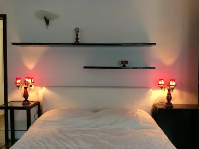 Letto o letti in una camera di Ca’Ghironda