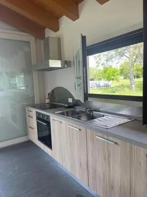 Cucina o angolo cottura di Casa Turistica San Sisto