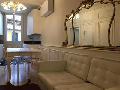 Area soggiorno di San Marco square apartament