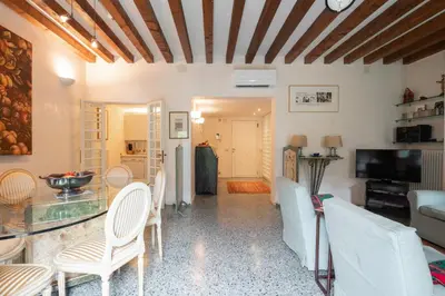 TV o dispositivi per l'intrattenimento presso Garden apartment
