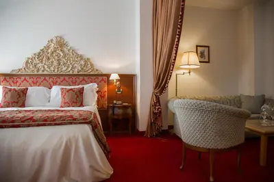 Letto o letti in una camera di Hotel Villa Condulmer