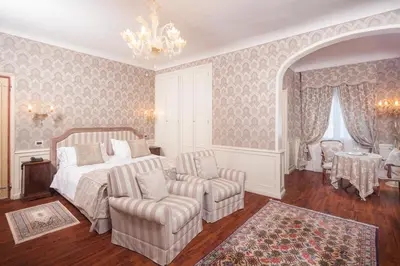 Letto o letti in una camera di Hotel Villa Condulmer
