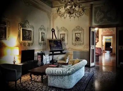 Area soggiorno di Hotel Villa Condulmer