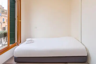 Letto o letti in una camera di Casanova ai Tolentini