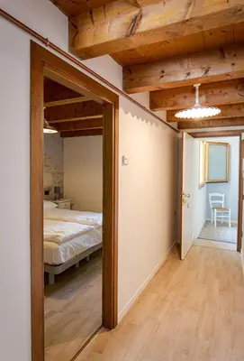Letto o letti in una camera di ALLOGGI G e G
