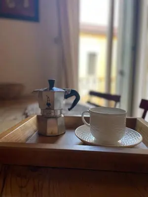 Set per la preparazione di tè e caffè presso Il Palazzetto