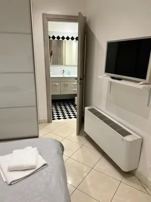 TV o dispositivi per l'intrattenimento presso Rialto Mercato apartment suite