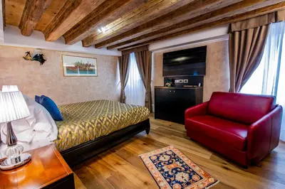 Area soggiorno di EGO' Residence Venice