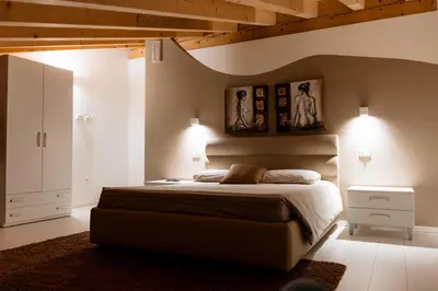 Letto o letti in una camera di Ca' del Sile