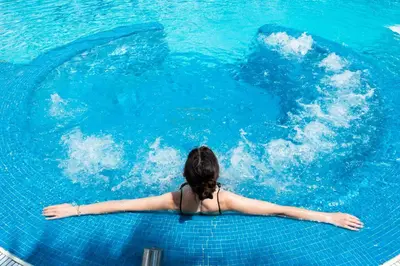 Piscina di Hotel Terme Belsoggiorno o nelle vicinanze