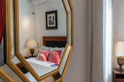 Letto o letti in una camera di Fenix Turandot Suite