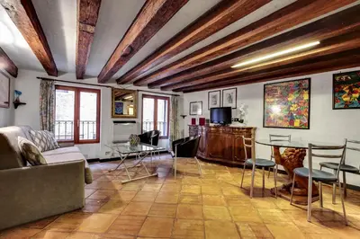 TV o dispositivi per l'intrattenimento presso Canal View Suite in Rialto by Wonderful Italy
