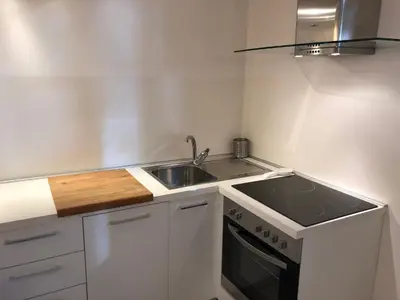 Cucina o angolo cottura di Venice-Lido apartment with an esclusive garden