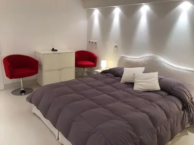 Letto o letti in una camera di Venice-Lido apartment with an esclusive garden