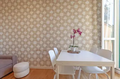 Area soggiorno di San Polo Design Apartments by Wonderful Italy