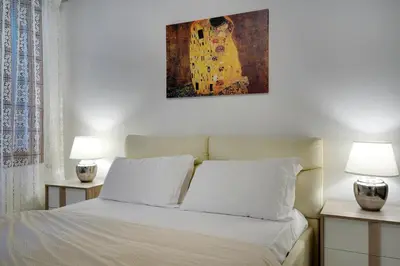 Letto o letti in una camera di Ca' Rialto