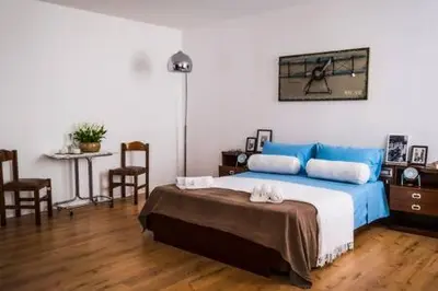 Letto o letti in una camera di Loggia Rialto Apartments