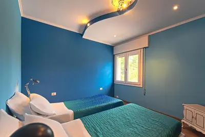 Letto o letti in una camera di Casa alla Corte da Palanca