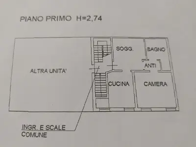 Planimetria di Booking San Marco Apartment