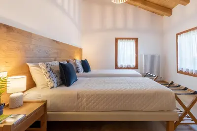 Letto o letti in una camera di Agriturismo Fondo Gioconda