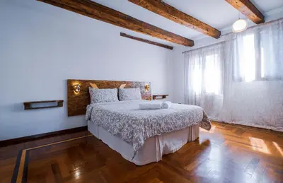 Letto o letti in una camera di Ai Sogni
