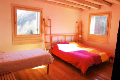 Letto o letti in una camera di Agriturismo Corte del Maso