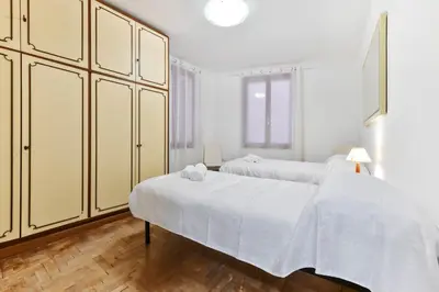 Letto o letti in una camera di Ca Virgilio