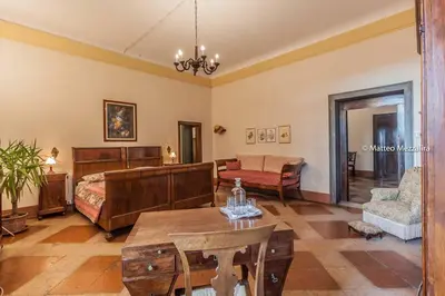 Area soggiorno di B&B Dal Viceré - Villa Mezzalira