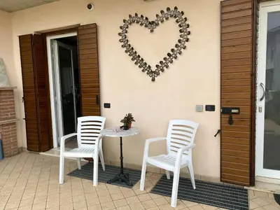 Balcone o terrazza di Cosy Apartment in Romano D'Ezzelino with Private Garden