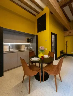 Cucina o angolo cottura di Residence Poli Venezia