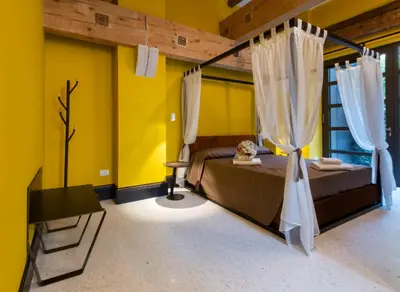 Letto o letti in una camera di Residence Poli Venezia