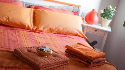 Letto o letti in una camera di B&b Hobo