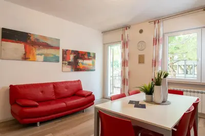 Area soggiorno di Quadrilocale e Mansarde Bafile241 - Adria Holiday Jesolo - FAMILY APARTMENTS