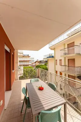 Balcone o terrazza di Bilocale di Design SP12, Condominio San Paolo - 3' Piano - Adria Holiday Jesolo