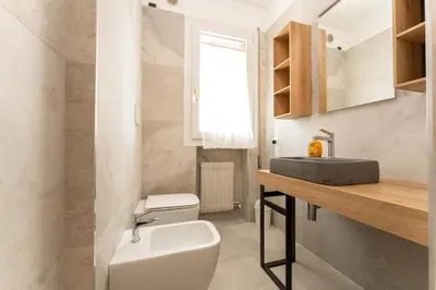 Bagno di Bilocale di Design SP12, Condominio San Paolo - 3' Piano - Adria Holiday Jesolo