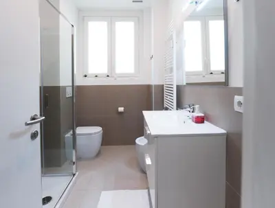 Bagno di Maison Altinia, locazione in centro storico a due passi dalla stazione