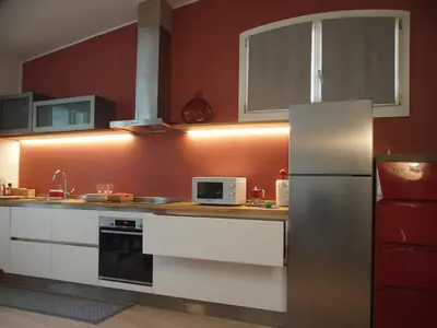 Cucina o angolo cottura di Foresteria Conti, sulle tracce di Shakespeare