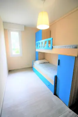 Letto o letti in una camera di Villa Marianna