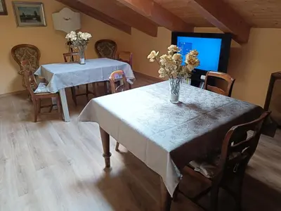 TV o dispositivi per l'intrattenimento presso Alloggio Alla Collina