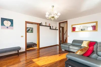 Area soggiorno di Rialto apartment with Canal Grande view