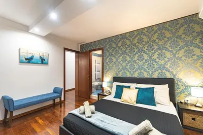 Letto o letti in una camera di Rialto apartment with Canal Grande view