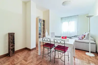 Area soggiorno di GuestHost - San Antonio Garden Flat with Terrace