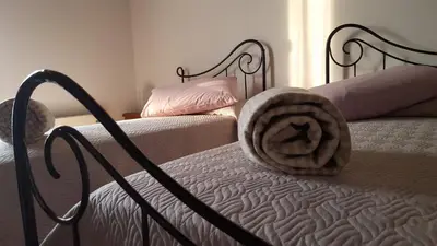 Letto o letti in una camera di Agriturismo Borgo Borromeo