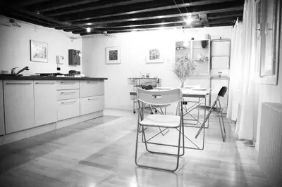 Cucina o angolo cottura di Bellissimo appartamento in Palazzo Storico