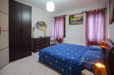 Letto o letti in una camera di Casa Melissa