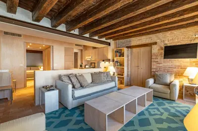 Area soggiorno di Ca' del Fontego - Luxury Grand Canal