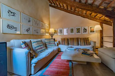 Area soggiorno di Giudecca Apartment