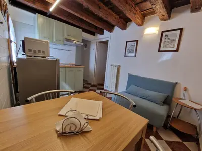 Cucina o angolo cottura di Veneziacentopercento Nicoli Apartment