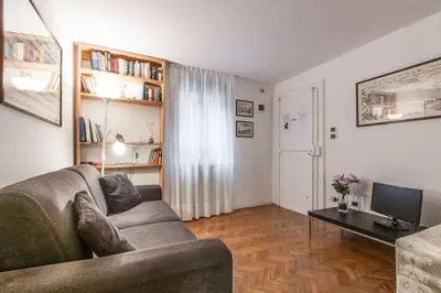 Area soggiorno di Ca' Cordoni - Charming Place in the heart of Venice