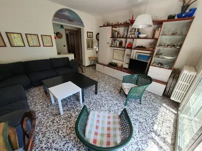 Area soggiorno di Casa delle Conchiglie